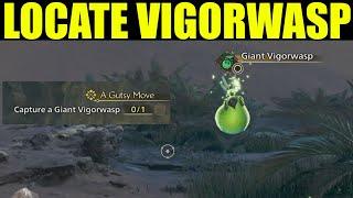 How to Capture a "Giant Vigorwasp" Monster Hunter Wilds | A Gutsy Move (Giant Vigorwassp Location)