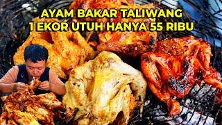 NYERAH KEPEDESAN LUR! AYAM PEJANTAN DIBAKAR PAKE BUMBU PEDAS KHAS LOMBOK!