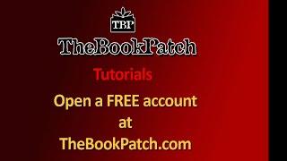 How to sign up for a FREE TheBookPatch account