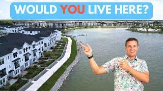Inside Emerald Landing’s Stunning 3-Story Townhome | Waterside Tour + Drone