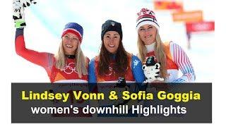 Sofia Goggia beats Lindsey Vonn in downhill | Olympic 2018