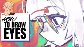 How I draw eyes easily