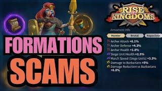 The TRUTH ABOUT Armaments and Formations you NEED TO KNOW! Rise of kingdoms