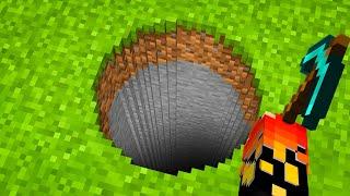 i Found Mysterious Hole In MINECRAFT.....