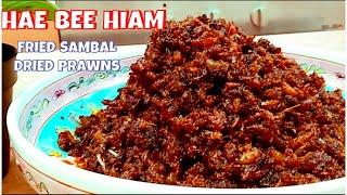 Hae Bee Hiam/Sambal Fried Dried Prawns/Goreng Sambal Udang Kering/Quick and Easy Spicy Dried Prawns