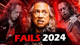 KIRK HAMMETT FAILS COMPILATION (2024) #METALLICA