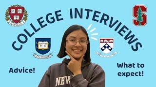 College Interview Tips that Got Me Into 5 Ivy Leagues!