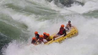 Rafting White Nile. Epic Bad Place surf