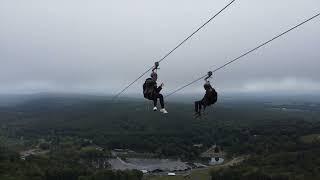 Catamount's CATAMONSTER || 275 Feet Above The Ski Trails || Longest Zipline In The USA