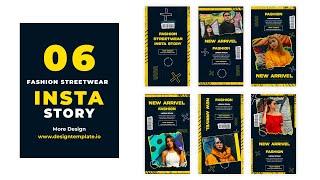 Fashion Streetwear Instagram Story After Effects Templates | Thousands of Templates for Marketing