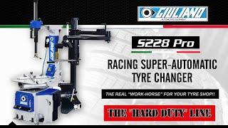 Automatic tyre changer S228 PRO GIULIANO : Tyre mounting