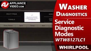 Whirlpool Washer -  Diagnostics, , Error Codes, Troubleshooting & Calibration by Factory Technician