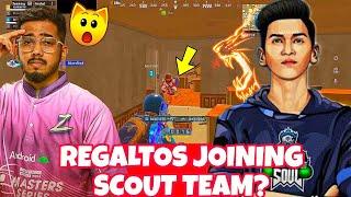 REGALTOS Back To Back Squad Fight 1v4 In Scrims  REGA Joining SCOUT Team  SOULREGALTOS  SOULPANDA