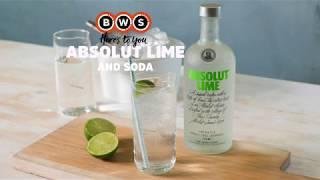 BWS Absolut Lime & Soda