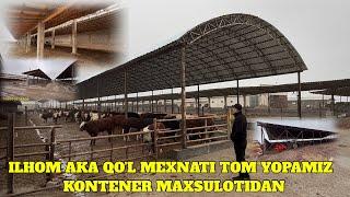 KOTTA FERMA KONTENER MAXSULOTIDAN TOMYOPAMIZ FERMA VA ANGAR SKALAT TOMLARINI YOPAMIZ TEKINGA XIZMAT