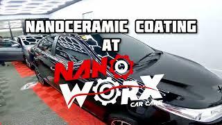 NanoCeramic Coating on Toyota Vios by Nanoworx Car Care in Tarlac City