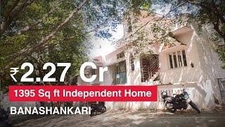 [AD-104] 1395 Sqft independent house in Poorna Pragna Layout, Banshankari at ₹ 2.27 Cr