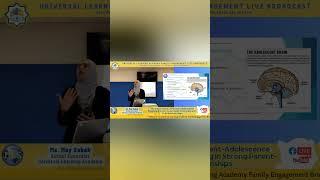 Understanding a Teenage brain will help us communicate better. FULL: youtube.com/watch?v=iwPJJmwV7No