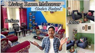 Indian Living Room Makeover under budget| living room decorating ideas #homedecor #roommakeover