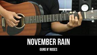 November Rain - Guns N' Roses | EASY Guitar Tutorial Chords / Lyrics - Guitar Lesson