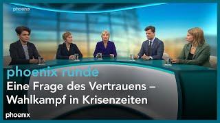 phoenix runde: Eine Frage des Vertrauens – Wahlkampf in Krisenzeiten