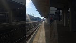 Frecciarossa 1000 AV 9645 Torino-Roma, ETR 400.56 in transito a Torino Stura con un fischio epic