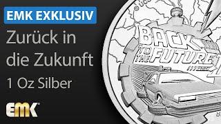 EMK-Exklusiv - Zurück in die Zukunft™ - 1 Oz Silber - Stempelglanz