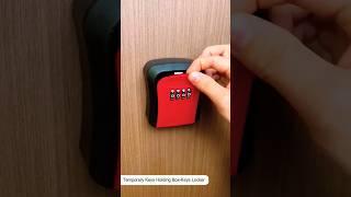 Combination Key Safe Box Temp Keys Holder | Key Lock Box Wall Mounted #shorts