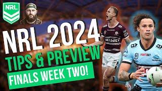 2024 NRL Finals Week 2: Tips & Predictions!