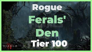 Diablo 4: Rogue Nightmare Tier 100 - Ferals' Den