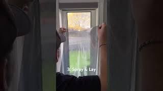 Privacy Window Film (Mirror Tint) Window Tint for your House!  #diy #windows #windowtint #tint