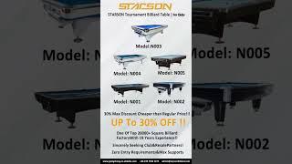 V-Series Billiards Table Promotion #9ball #8ball#billiard table