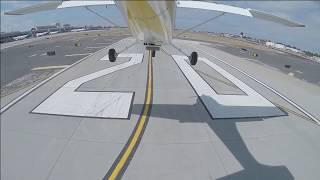 What NOT to do during your SOLO flight - Wheelbarrow off the Runway from JET BLAST?