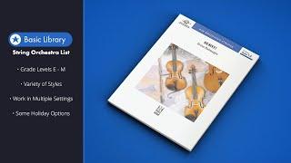 10 String Orchestra Pieces from the J.W. Pepper Basic Library