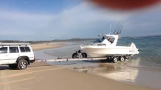 Fraser island Waddy boat launch off beach