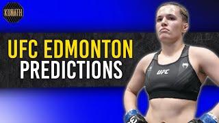 UFC EDMONTON PREDICTIONS | UFC EDMONTON FULL CARD BREAKDOWN