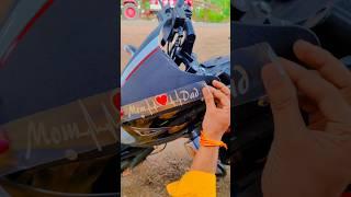 Pulsar bike radium modification|Bike modified sticker momdad sticker #automobile #splendor