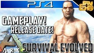 *FIRST* PS4 ARK SURVIVIAL EVOLVED GAMEPLAY - RELEASE DATE & MORE! (ARK PS4)