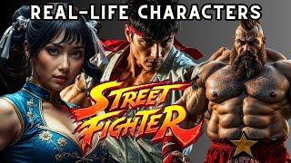  Street Fighter. The Real Fighters #creativeai #streetfighter #ai