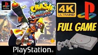 Crash Bandicoot: Warped | PS1 | 4K60ᶠᵖˢ UHD | 105% Longplay Walkthrough Playthrough Full Movie Game