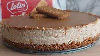 Lotus čizkejk bez pečenja - No Bake Lotus Biscoff Cheesecake - Foodbyaida