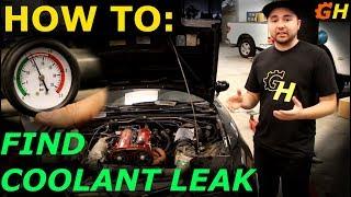 The RIGHT Way to Find A Coolant Leak!