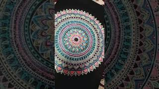 Mandala art..#gelly roll moonlight pens