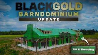 Continuous Insulation on a Texas Sized Barndominium | Texas Best Construction