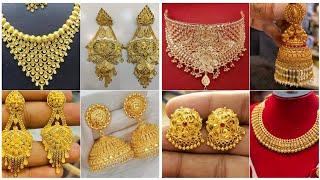 Light Weight Gold Jewellery Collection 2023 ||Latest designs by Ruhi ||