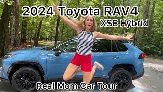 Real Mom Car Tours: 2024 Toyota Rav4 Hybrid - FULL Walkaround