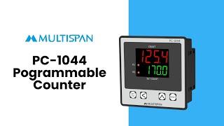 Multispan PC 1044 Programmable Counter. PC 2044/445