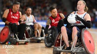 Chuck Aoki dominates, Sarah Adam makes history as USA Wheelchair Rugby holds off Canada | NBC Sports