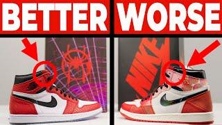 Air Jordan 1 High Spiderverse Next Chapter Comparison (Old vs New)