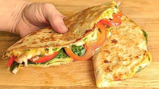 Incredibly Quick Breakfast Ready in 5 Minutes! 2 easy and delicious tortilla recipes!